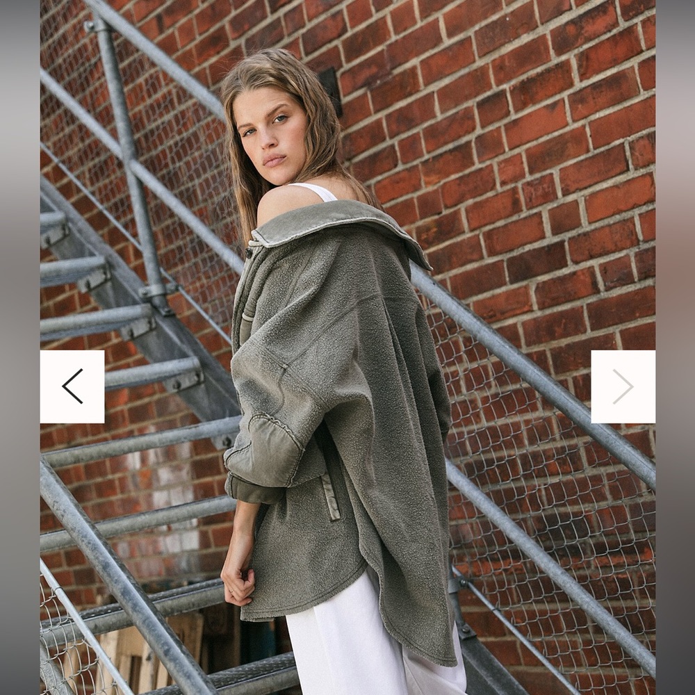 FREE PEOPLE Ruby Shirt Jacket